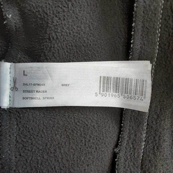 4F Street Racer grey neo-dry zip up waterproof windproof jacket men size large - Picture 10 of 13